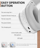 Wireless Headphones Foldable Headset w Mic Earphones Earbuds  - ZDXW132 2481-3