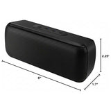 Wireless Speaker Hands-free Microphone  Audio Multimedia Rechargeable  Black  - ZDXW16 2352-8