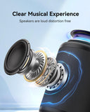Wireless Speaker Portable Audio Multimedia Rechargeable Black  - ZDXW222 2577-2