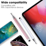 3 Pcs Stylus Touch Screen Pen  Lightweight Plastic  Black, White, Rose Gold  - ZDXW260 2621-5