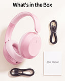 Pink Wireless Headphones Foldable Headset w Mic Earphones Earbuds  - ZDXW269 2630-7