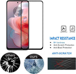 2 Pack Screen Protector Tempered Glass HD Clear Full Cover (Fingerprint Unlock) 9H Hardness  - ZD2V59 2089-4