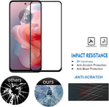 2 Pack Screen Protector Tempered Glass HD Clear Full Cover (Fingerprint Unlock) 9H Hardness  - ZD2V59 2089-4