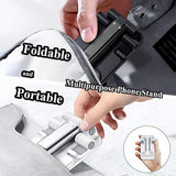 Foldable 2 Pack Phone Stand Portable Travel Holder Desktop Dock Cradle Fold-up  - ZDXW230 2585-8