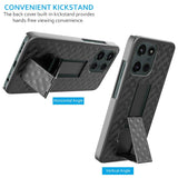 Case with Belt Clip Swivel Holster Combo Cover w Kickstand Armor Drop-Proof  - ZDM73 2217-5