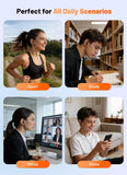 Wired TYPE-C Earphones USB-C Earbuds Magnetic Headphone w Mic Headset Earpieces  - ZDC89 2574-5