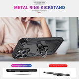 Case Belt Clip Holster Swivel Metal Ring Cover Kickstand Combo  - ZDM63 2203-7