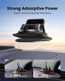 Car Mount Non-Slip 360 Degree Rotation Dashboard Holder One-Hand Operation Adjustable Spring Clip  - ZDXW201 2551-3