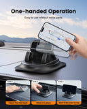 Car Mount Non-Slip 360 Degree Rotation Dashboard Holder One-Hand Operation Adjustable Spring Clip  - ZDXW201 2551-4