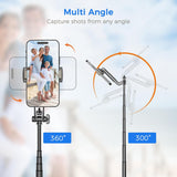 Selfie Stick  Wireless Built-in Tripod  Remote Shutter Stand Self-Portrait  - ZDXW15 2351-4