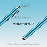 Colorful 10 Pack Stylus Touch Pen Compact Lightweight Rubber  - ZDXW270 2631-2