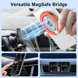 Metal Magnetic Ring Phone Holder  Orange Kickstand Folding Desk Stand  - ZDXW219 2569-3