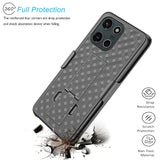 Case with Belt Clip Swivel Holster Combo Cover w Kickstand Armor Drop-Proof  - ZDM73 2217-7