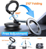 Vacuum Magnetic Phone Holder Mount Suction Folding  Windshield  - ZDXW216 2566-5