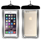 IPX8 Waterproof Case Underwater Transparent Cover - Touch Screen - M - Clear - Fonus A47 94-6