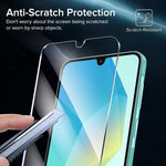 2 Pack Screen Protector Tempered Glass HD Clear Full Cover (Fingerprint Unlock) 9H Hardness  - ZD2SP36 2234-2