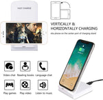 Wireless Charger 10W Fast Stand Detachable  2-Coils   Charging Pad   - ZDZS40 2130-4