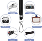Black 2 Pack Phone Lanyard Holder Adjustable 1 Pcs Neck Straps 1 Pcs Wrist Straps For Phone Cases  - ZDXW273 2634-7