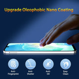 2 Pack Screen Protector Tempered Glass HD Clear Full Cover (Fingerprint Unlock) 9H Hardness  - ZD2SP63 2296-6