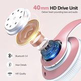 Wireless Headphones Foldable Headset w Mic Earphones Earbuds  - ZDXW129 2477-4