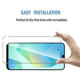 2 Pack Screen Protector Tempered Glass HD Clear Full Cover (Fingerprint Unlock) 9H Hardness  - ZD2SP19 2168-6