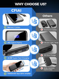 15000mAh Power Bank  22.5W PD Fast Charge  Backup Battery Portable Charger Built-in Cable LED Display  - ZDXW239 2595-2