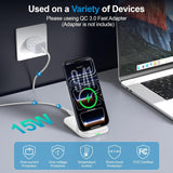 Foldable Wireless Charger 15W Fast Folding Stand Charging Pad Slim  - ZDXW205 2555-5