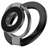 Metal Magnetic Ring Phone Holder  Kickstand Folding  Desk Stand Black  - ZDXW215 2565-1