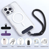 2 Pack Phone Lanyard Adjustable Wrist Straps  For Phone Cases  Black, Purple  - ZDXW261 2622-4