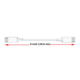 4 inch Short USB-C Cable PD Fast Charge Cord Power Wire Type-C to Type-C Sync  - ZDS32-SHRT 2236-2