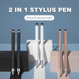 3 Pcs Stylus Touch Screen Pen  Lightweight Plastic  Black, White, Rose Gold  - ZDXW260 2621-2