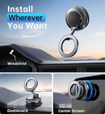 Vacuum Magnetic Phone Holder Mount Suction Folding  Windshield  - ZDXW216 2566-2