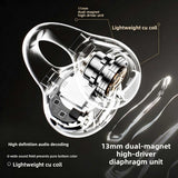 Wireless Ear-Clip TWS Earphones Bluetooth Earbuds Bone Conduction Headphones True Stereo Charging Case Hands-free Mic  - ZDV79 2334-6