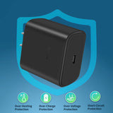 2 Pack 45W Fast Home Charger PD Type-C 2 Pack 6ft USB-C Cable Quick Power Adapter  - ZDXW190 2539-5