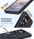 Magnetic Ring Case  360 Degree Rotate  Cover Armor Drop-Proof  Defender  - ZDXW6 2342-6