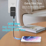 45W Wall Charger Adaptive Fast 2 USB-C Port Power Adapter Foldable Plug   - ZDXW191 2541-3