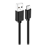 9ft Micro USB Cable Charger Cord - TPE - Black - Fonus K68 289-5