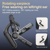 Wireless Earphone Ear-hook Headphone Boom Mic Open-Ear Handsfree Single  - ZDF01 2250-2