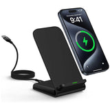Wireless Charger 15W Fast Stand Charging Pad  Slim Charging Station   - ZDXW206 2556-1