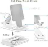 Foldable 2 Pack Phone Stand Portable Travel Holder Desktop Dock Cradle Fold-up  - ZDXW230 2585-5