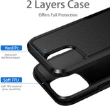 Case Cover Dual Layer Shockproof Non-Slip Armor  - ZDXW166 2515-3