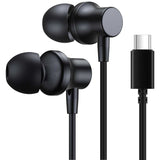 USB-C Retractable Earphones Headphones Hands-free Earbuds TYPE-C w Mic Headset  - ZDC63 2329-2