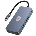 2 Port HDMI TV Adapter 7-in-1 USB-C Hub TYPE-C PD Charger Audio Video Projector Converter   - ZDZ88 2212-1