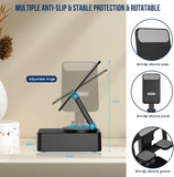 Wireless Speaker Desk Stand Audio Foldable Multimedia LED Lights  - ZDXW17 2353-3