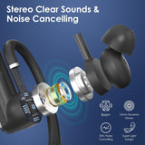 Wireless Earphone Ear-hook Hands-free Headphone Boom Mic Headset Over The Ear  - ZDXW227 2582-7