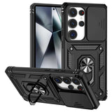 Hybrid Case Cover  Metal Ring  Lens Protects  Kickstand Shockproof Armor  - ZDXW12 2348-1