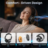 Wireless Headphones Foldable Headset w Mic Earphones Earbuds  - ZDXW139 2488-7