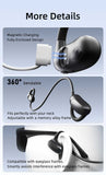 Bone Conduction Wireless Headphones Sports Earphones Neckband Open-Ear Earbuds Headset Hi-Fi Sound Hands-free Mic  - ZDF21 2251-7