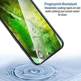 2 Pack Screen Protector Tempered Glass HD Clear Full Cover (Fingerprint Unlock) 9H Hardness  - ZD2V71 2110-3