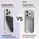 Purple Suction Holder Non-Slip Double Sided For Glass Desktop Tile For Window Windshield  - ZDXW264 2625-2